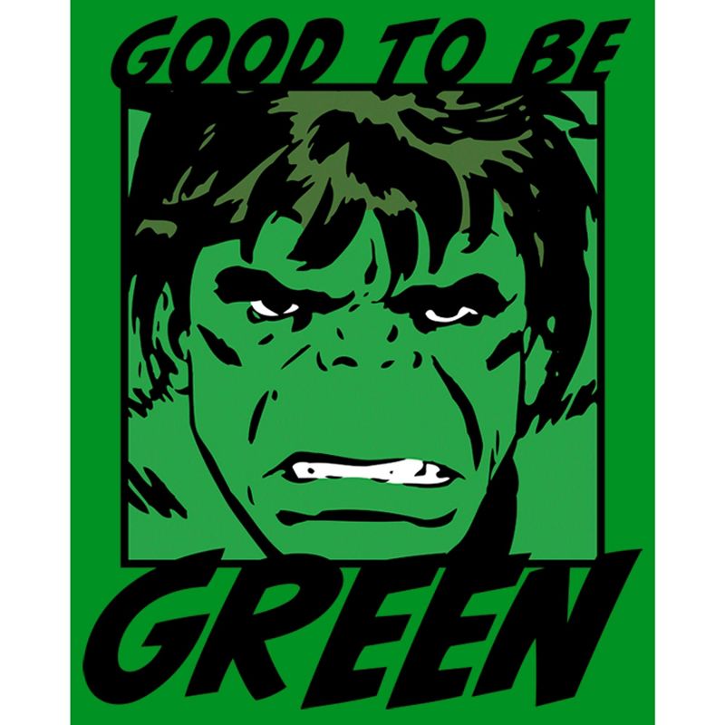 Boy's Marvel St. Patrick's Day Hulk Good to be Green T-Shirt, 2 of 5