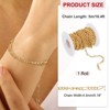 Unique Bargains Aluminum Craft Supply Jewelry Making Twisted Link Chain Roll 16.4ft - 2 of 4