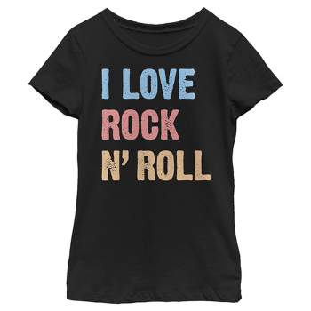 Girl's Lost Gods I Love Rock N' Roll T-Shirt