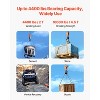 VEVOR 2 Ton Snatch Block with Swivel Hook, 3" Sheave 3/8" Inch Wire Rope,Heavy Duty Snatch Block Pulley 4400 lbs for Towing and Recovery,Orange&Black - 3 of 4