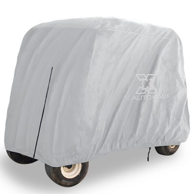 Unique Bargains Green Waterproof Outdoor Sun Rain Resistant Golf Cart Protective Cover Polyester Fabric