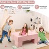 Kids Couch, Modular Foam Play Sofa Set with Detachable Cushions - Convertible for Bedroom Playroom - 3 of 4