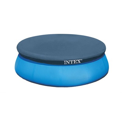 Intex 7.3 Ft Above Ground Swimming Pool Vinyl Round Cover Tarp, No Pool Included