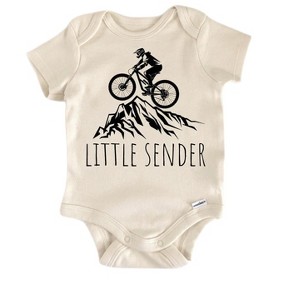 Little Sender Mountain Bike - Baby Boy Girl Clothes Infant Onesie® Funny Cute Newborn GS1 - 1 of 1