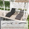 ALAULM Patio Chaise Lounge Set Outdoor Lounge Chair, Rattan Reclining Chair Adjustable Backrest, Pool Sunbathing Recliners with Folding Table - 4 of 4