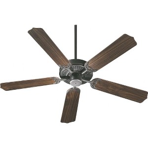 Quorum Lighting Capri I 52 5-Light Old World Ceiling Fan, Rosewood/Walnut Blades, 3-Speed Variable Control - 1 of 1