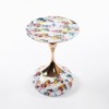 VYNXARIA Mermaid Tail Coffee Table - Stylish Round Accent Table for Small Spaces - 3 of 4