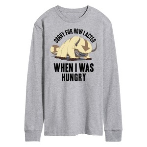Men's - Avatar: The Last Airbender - Appa Hungry Long Sleeve Graphic T-Shirt - 1 of 4