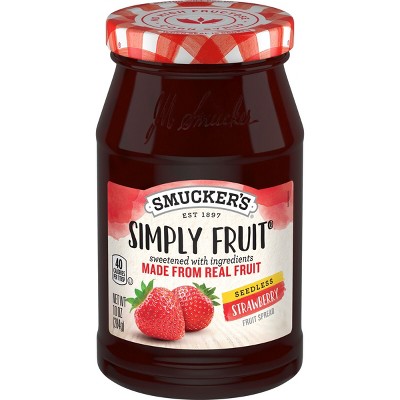 Smucker&#39;s Simply Fruit Strawberry Seedless Spreadable Fruit - 10oz