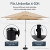 Best Choice Products Fillable Plastic Patio Umbrella Base Stand, Pole Holder w/ Adjustment Knob, Fluted Style - 4 of 4