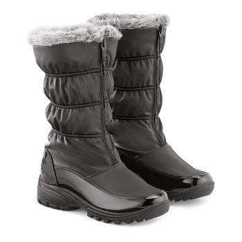 Collections Etc Lightweight, Waterproof Calf-length Winter Boots