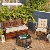 ARTPLAN Outdoor 48 Inch Bench Cushion Tufted for Outdoor Furniture, 48"x18"x4" Wicker Patio Loveseat Cushion All Weather - 2 of 4