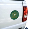 University of San Francisco Dons Logo Automotive Car Window Locker Circle Bumper Sticker - 4 of 4