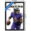 Trends International NFL Baltimore Ravens - Lamar Jackson Feature Series 23 Framed Wall Poster Prints - 3 of 4