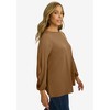 Jessica London Women's Plus Size Stretch Cutout Sleeve Top - 4 of 4