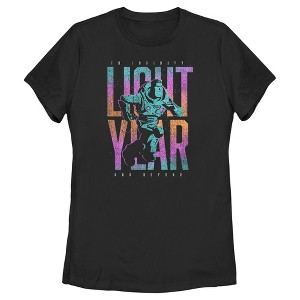 Women's Lightyear Colorful Logo T-Shirt - 1 of 4