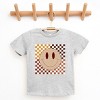 The Juniper Shop Fall Checkered Smiley Kids Short Sleeve Tee - 2 of 4