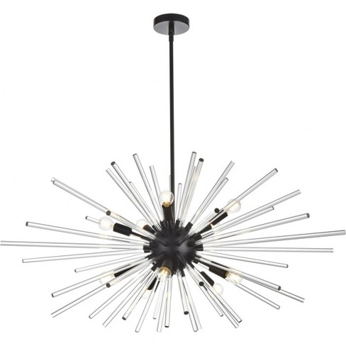 Elegant Lighting Sienna 10 - Light Pendant in  Black - image 1 of 4