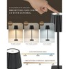ZACHVO Minimalist Cordless LED Desk Lamps 2 Pack - 2 of 4