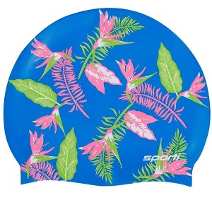 Sporti Hawaiian Silicone Swim Cap - 1 of 2