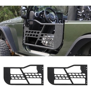 Off Road Safari Tubular Doors Compatible with   Wrangler JK 2007-2018 (2-Door Only) - Set of 2 Half Tube Doors for Offroad Trail Adventure - 1 of 4