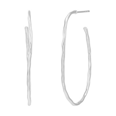 Silpada 'Unthinkable' Sterling Silver J-Hoop Earrings