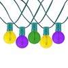 Novelty Lights 25 Feet G40 LED Patio String Light Set with 25 Bulbs, Weather Resistant Shatterproof Replaceable Globe Bulbs, Green Wire - 4 of 4