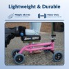 KneeRover Knee Walker Jr Pediatric and Smaller Adult Knee Scooter Pink - 4 of 4