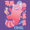 Women's Turning Red Kanji Red Panda Racerback Tank Top - 2 of 4
