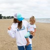 Pavilion Gift Company - Beach Bum - 6-12 Month Aqua Trimmed Bodysuit - Leotards and Bodysuits - 4 of 4