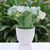 Unique Bargains Artificial Plants Spring Flower Plastic 3.74"x3.74"x3.74" 1 Pc - 2 of 4
