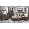 GlasFlength Decorative Wall Mirrors Natural Mirror Rustic Mirror Charming Mirror Wooden Mirror Rectangular Mirror for Dining Room, Brown, 44"*0.7"*37" - 2 of 4