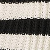 Cream/Black Striped