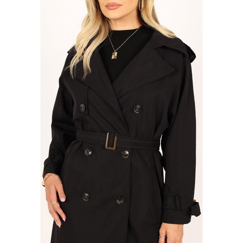 Petal and Pup Womens Trina Button Front Trench Coat, 2 of 9