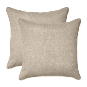 2pc Outdoor/Indoor Throw Pillows Tory - Pillow Perfect - 1 of 4