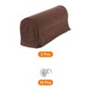 Unique Bargains Stretchy Anti-Slip Sofa Couch Armchair Covers Extra Large with Pins 2 Pcs - 3 of 4