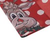 Unique Bargains Christmas Place Mats Animal Flax Red Brown White 11.8"x17.7" 2 Pcs - 4 of 4