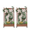 VASIP  Wooden Elevated Raised Bed, Elevated Planter with Legs for Outdoor Planting of Flowers, Fruits, Vegetables and Herbs - 4 of 4