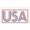 Americana USA Neon Sign Adult Long Sleeve Hoodie - 2 of 2
