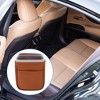 Unique Bargains Auto Trash Can Portable and Hanging Front Rear Seat Back Trash Bin 1Pc - 2 of 4