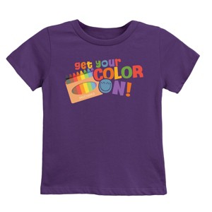 The Juniper Shop SmileyWorld Get Your Color On! Youth Short Sleeve Tee - 1 of 4