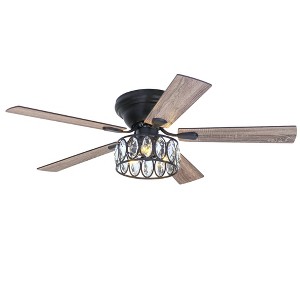 Airsurfer 52" Standard 5 - Blade  Ceiling Fan with Remote Control and Light Kit Included - 1 of 4