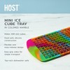 Host Mini Ice Cube Tray, Makes 160 Cubes, Durable Silicone Trays, Perfect for Cocktails, Whiskey, Margarita, Iced Coffee, Set of 1, Colored Marble - 2 of 4