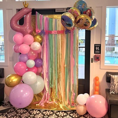 Streamer And Balloon Backdrop : Target