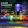 GIGALUMI 12 Pack Solar Pathway Lights, RGB Color Changing, IP65 Waterproof LED Solar Lights for Garden, Lawn and Landscape - 2 of 4