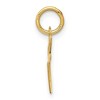 Black Bow Jewelry 14k Yellow Gold Ella Collection Small Fancy Script Initial Pendant A-W - 2 of 4