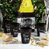 Sparkle and Bash Happy New Year Decorations, Plastic Cups (Black, 16 oz, 24-Pack) - 2 of 4