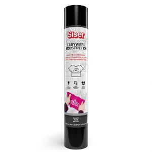 SISER Easyweed Ecostretch HTV Heat Transfer Vinyl, 36", Black - 1 of 4