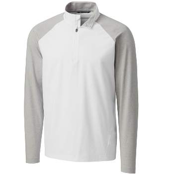 Cutter & Buck Response Lightweight Hybrid Quarter Zip Mens Pullover Windbreaker