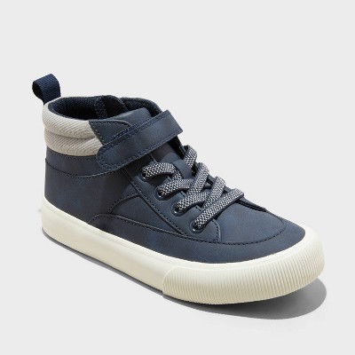 Navy hi tops best sale